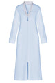 Kelly Front Zipper Long Sleeve Full Length Jacquard Robe - Sales Rack - Marelle Sleepwear