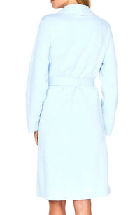 Kelly Long Sleeve Short Jacquard Robe - Marelle Sleepwear