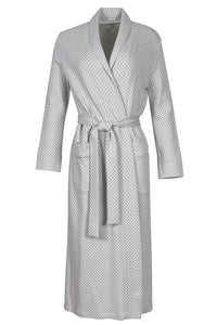 Kelly Long Sleeve Full Length Jacquard Robe