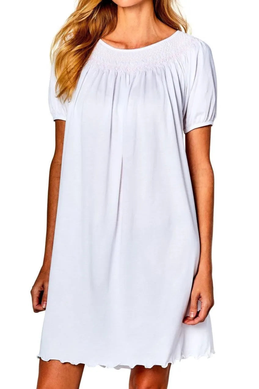 Suzanne Short Sleeve Smock Gown