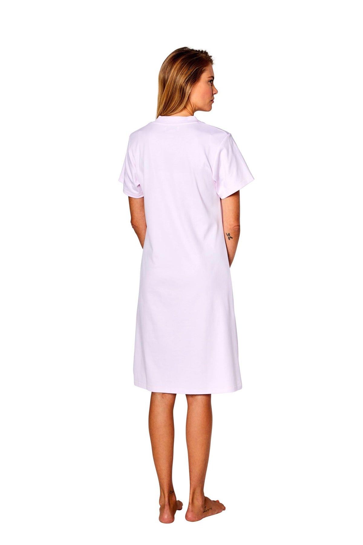 Elle Short Sleeve Gown - Marelle Sleepwear