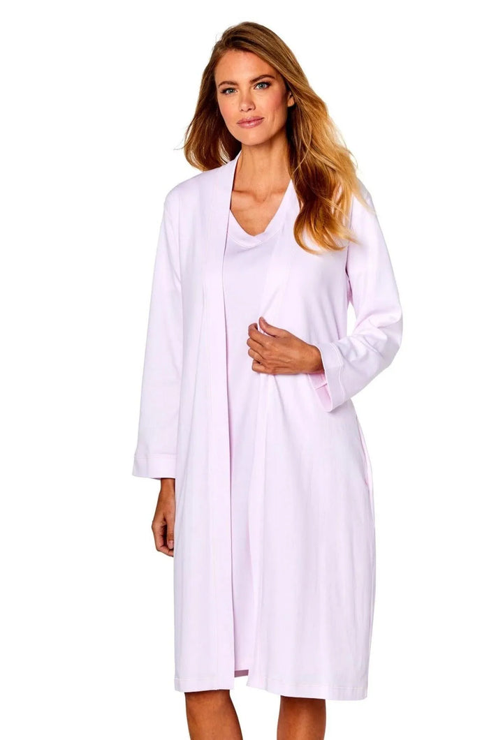 Elle Long Sleeve Mid Length Robe - Marelle Sleepwear