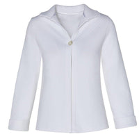 Kelly Long Sleeve Jacquard Bed Jacket - Marelle Sleepwear