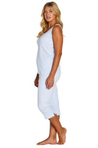 Maria Tank Top Cropped Pant PJ Set - Marelle Sleepwear