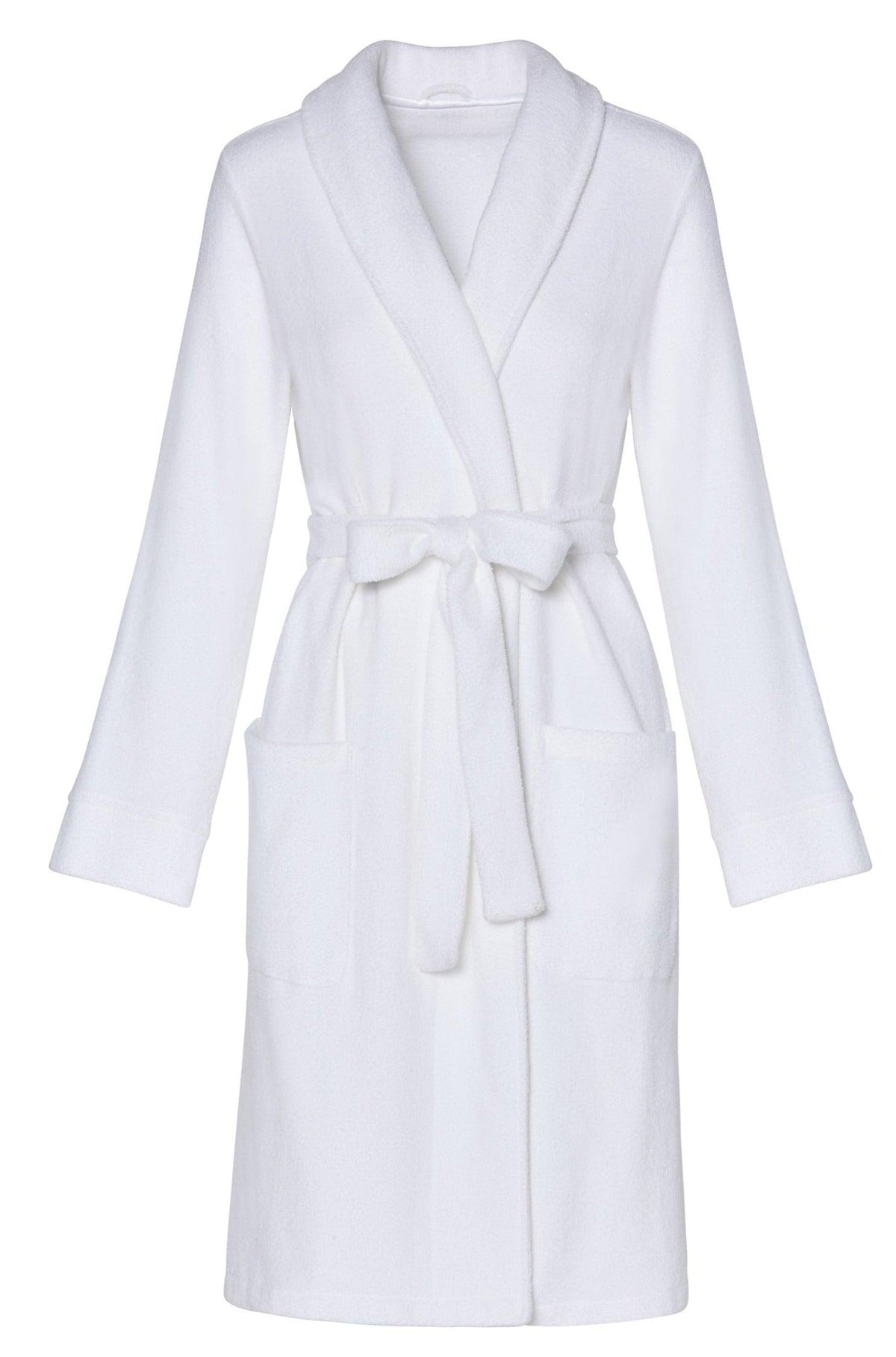 Theresa Long Sleeve Short Terry Robe - Marelle Sleepwear